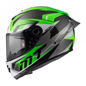 Мотошолом MT RAPIDE Pro Carbon FUGAZ A6 Gloss Green M