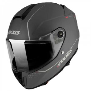 Мотошлем AXXIS HAWK SV Solid A2 Matt Titanium XXL