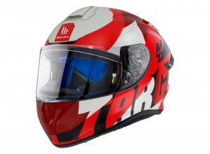 Мотошолом MT TARGO PRO Biger C5 Matt Pearl Red S